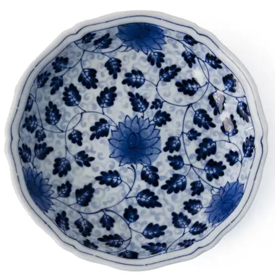 MIYA Company Medium Plates^Ai Karakusa 6.75" Dessert Dish