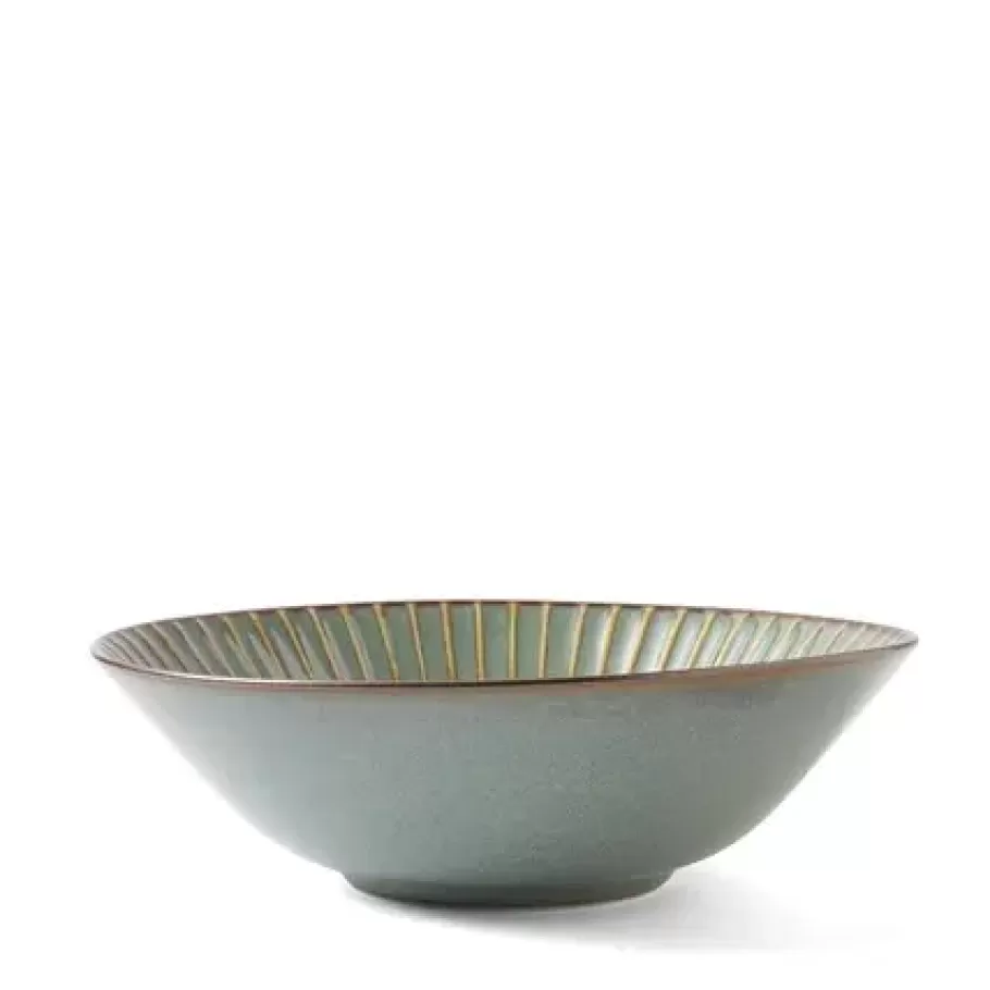 MIYA Company Shallow Bowls^Aiya Green 6.75" Bowl