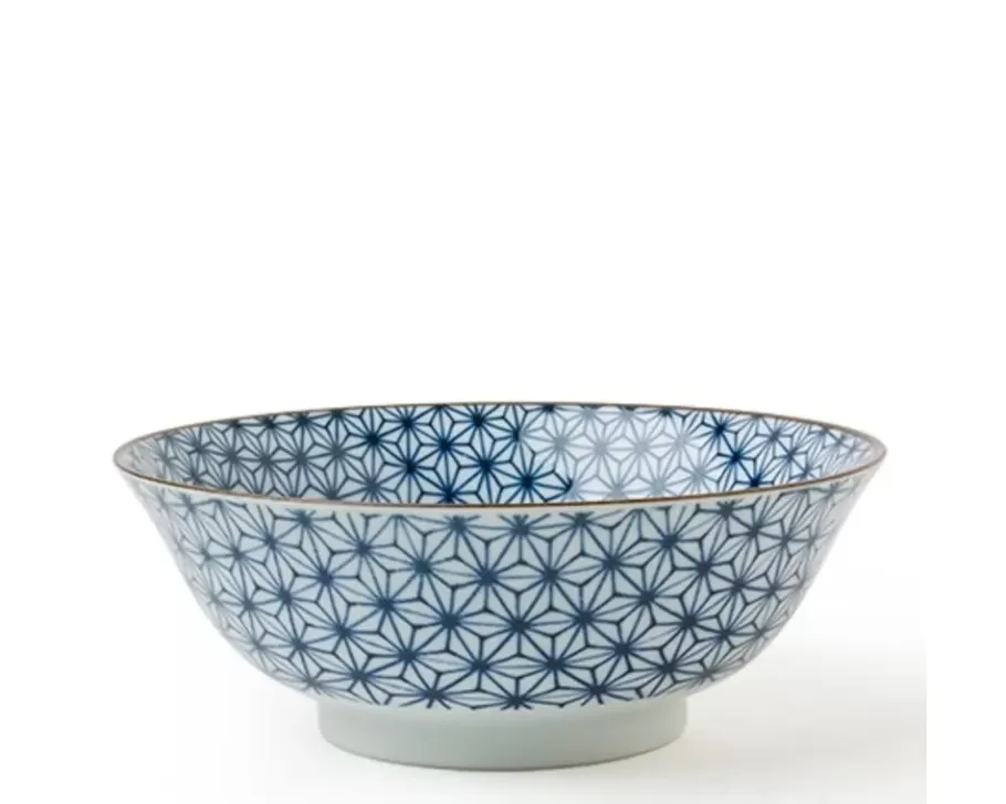 MIYA Company Ramen Bowls^Asanoha Colors 7.25" Bowl - Blue