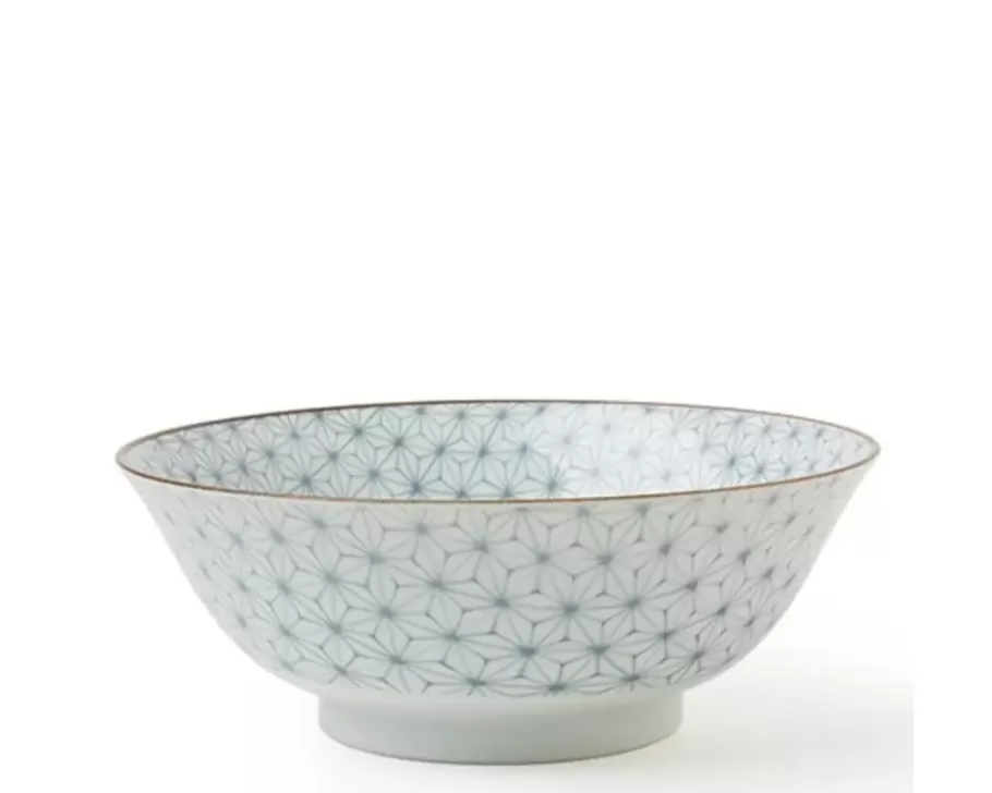 MIYA Company Ramen Bowls^Asanoha Colors 7.25" Bowl - Gray