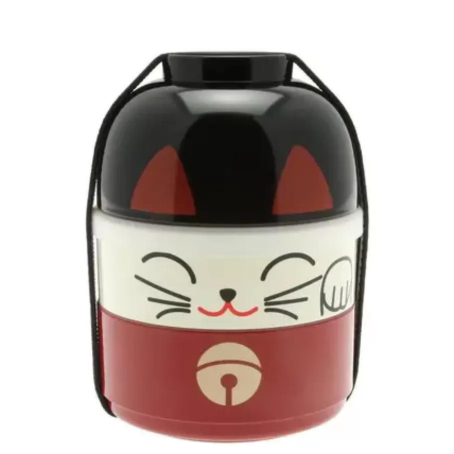 MIYA Company Bento Sets^Bento Set Fortune Cat Red