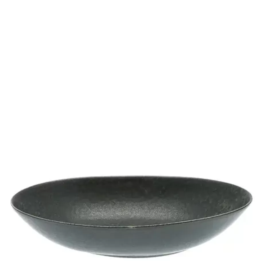 MIYA Company Serving Bowls & Plates^Black Cosmos Bowl Oval 10"