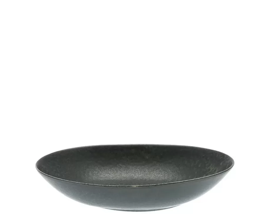 MIYA Company Serving Bowls & Plates^Black Cosmos Bowl Oval 10"