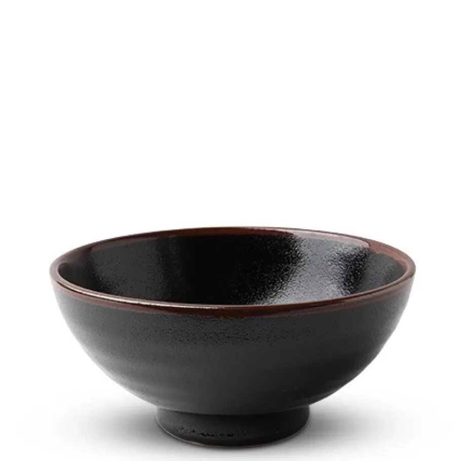 MIYA Company Ramen Bowls^Black Tenmoku 7.5" Noodle Bowl