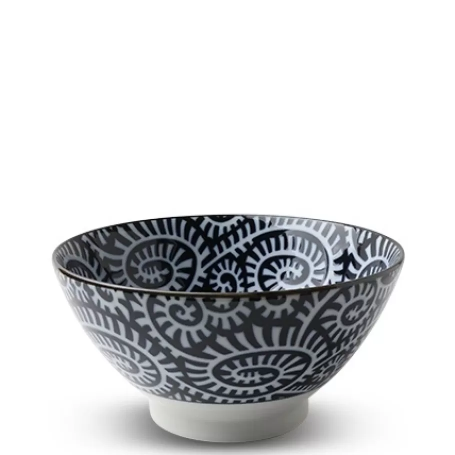 MIYA Company Ramen Bowls^Blue & White Karakusa 7" Noodle Bowl