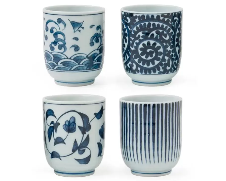 MIYA Company Cup/Mug Sets^Blue & White Teacup Set