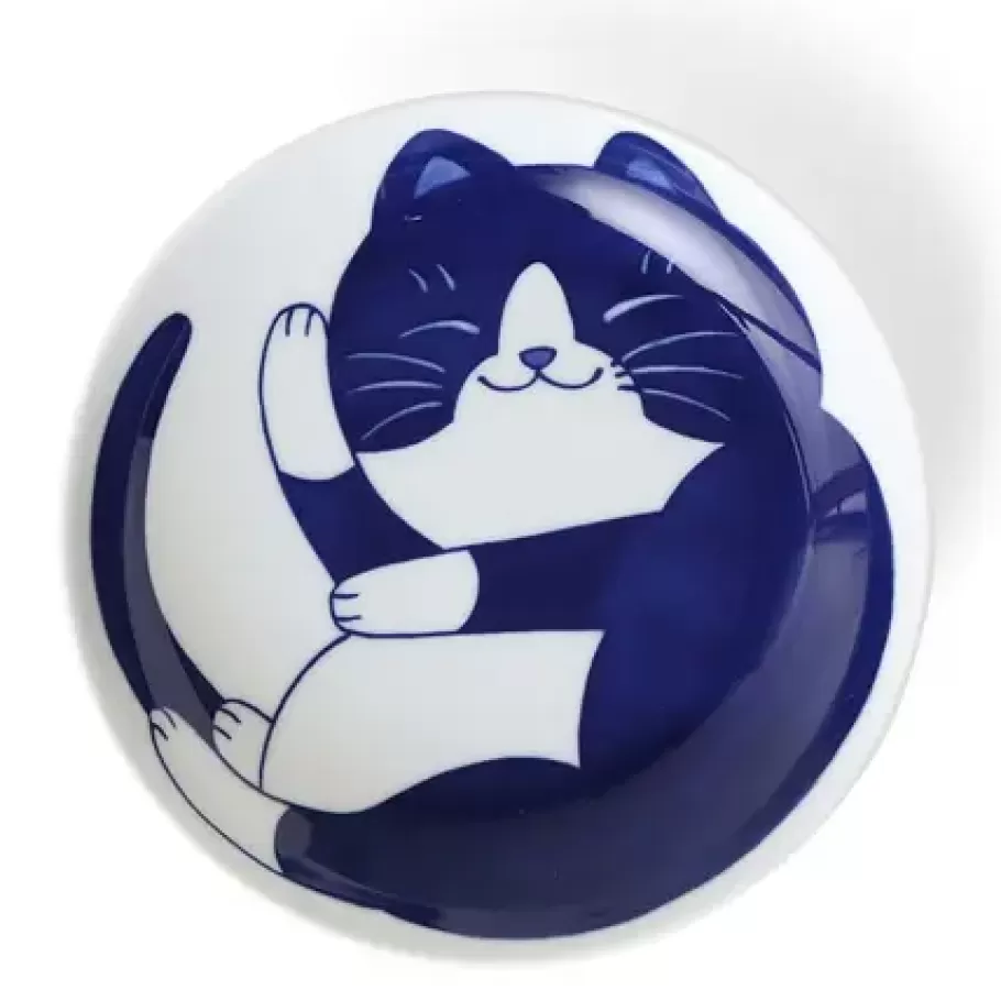 MIYA Company Bowls^Blue Cats 7.75" Bowl