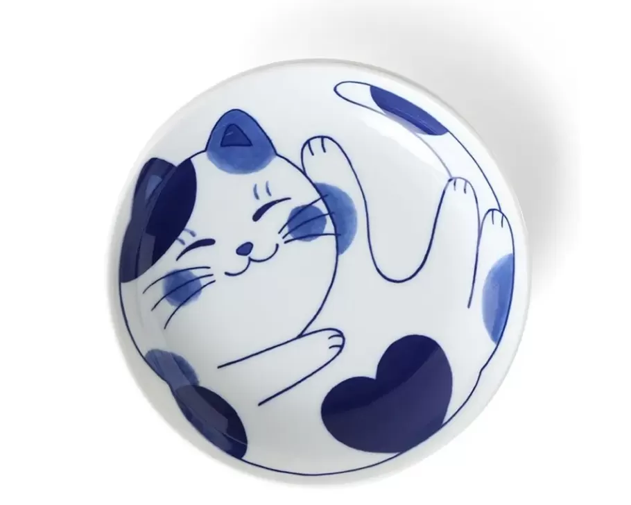 MIYA Company Bowls^Blue Cats 7.75" Bowl