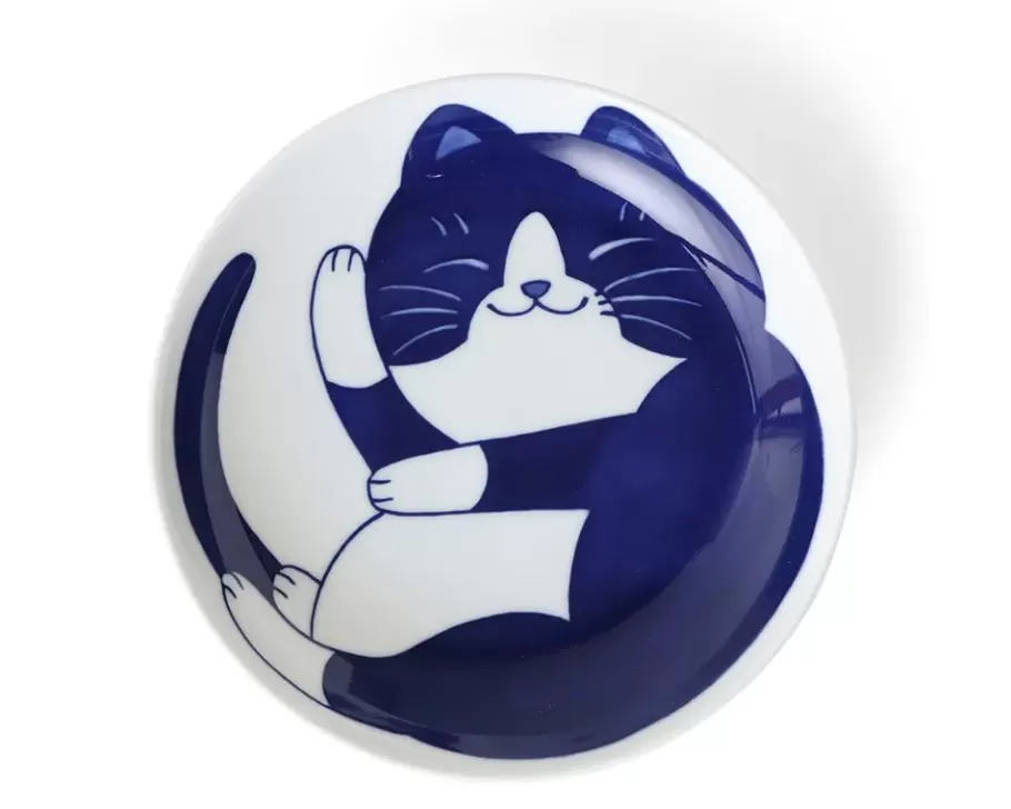 MIYA Company Bowls^Blue Cats 7.75" Bowl