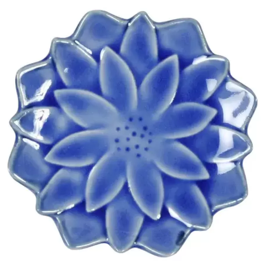 MIYA Company Small Plates^Blue Mum 4.75" Plate