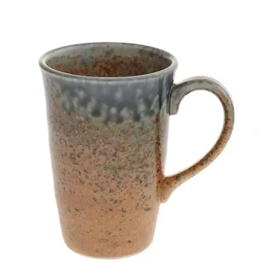 MIYA Company Mugs^Blue Sand Crackle Mug