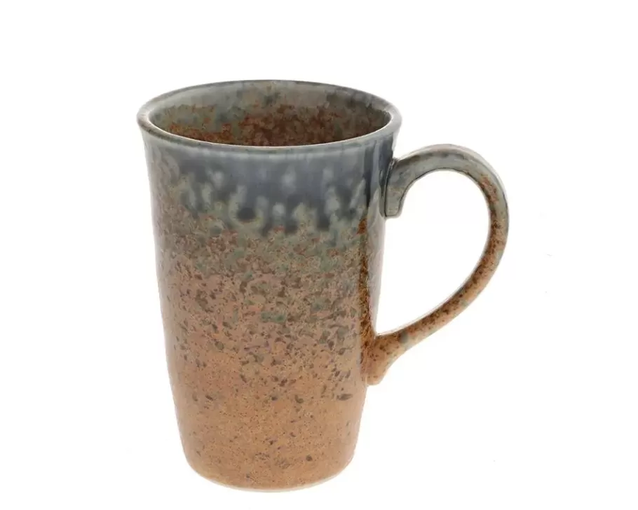 MIYA Company Mugs^Blue Sand Crackle Mug