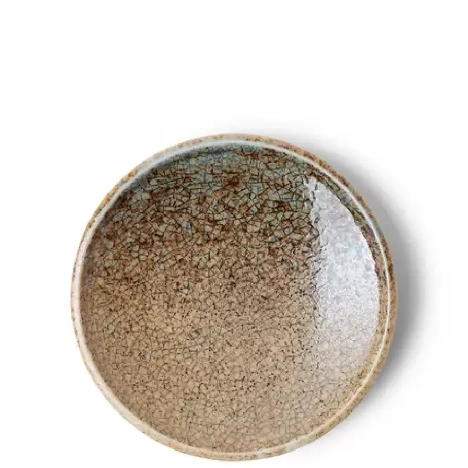 MIYA Company Sauce Dishes^Blue Sand Crackle Sauce Dish 4"