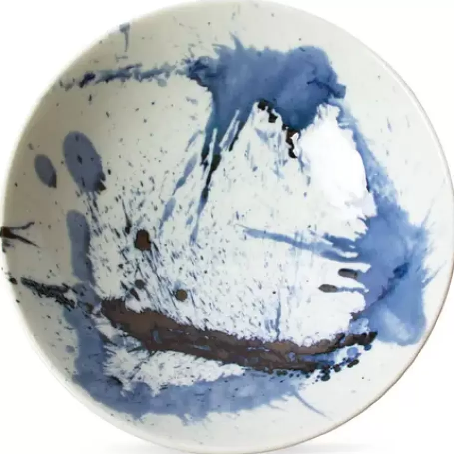 MIYA Company Serving Bowls & Plates^Blue Sumi 9.75" Serving Bowl