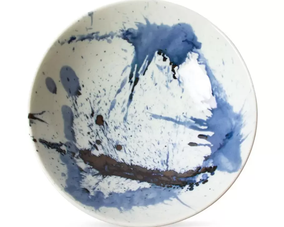 MIYA Company Serving Bowls & Plates^Blue Sumi 9.75" Serving Bowl