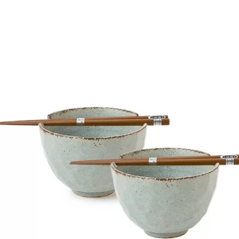 MIYA Company Bowl Sets^Boulder Gray Bowl Set/2