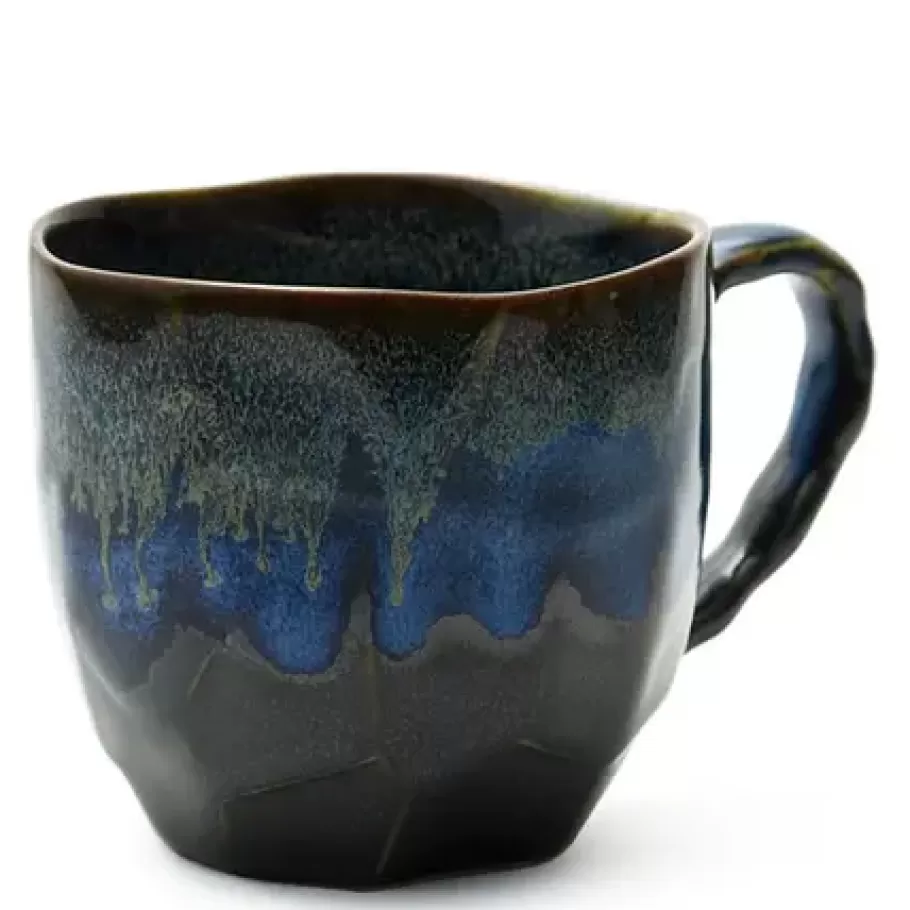 MIYA Company Mugs^Boulder Mug- Black & Blue