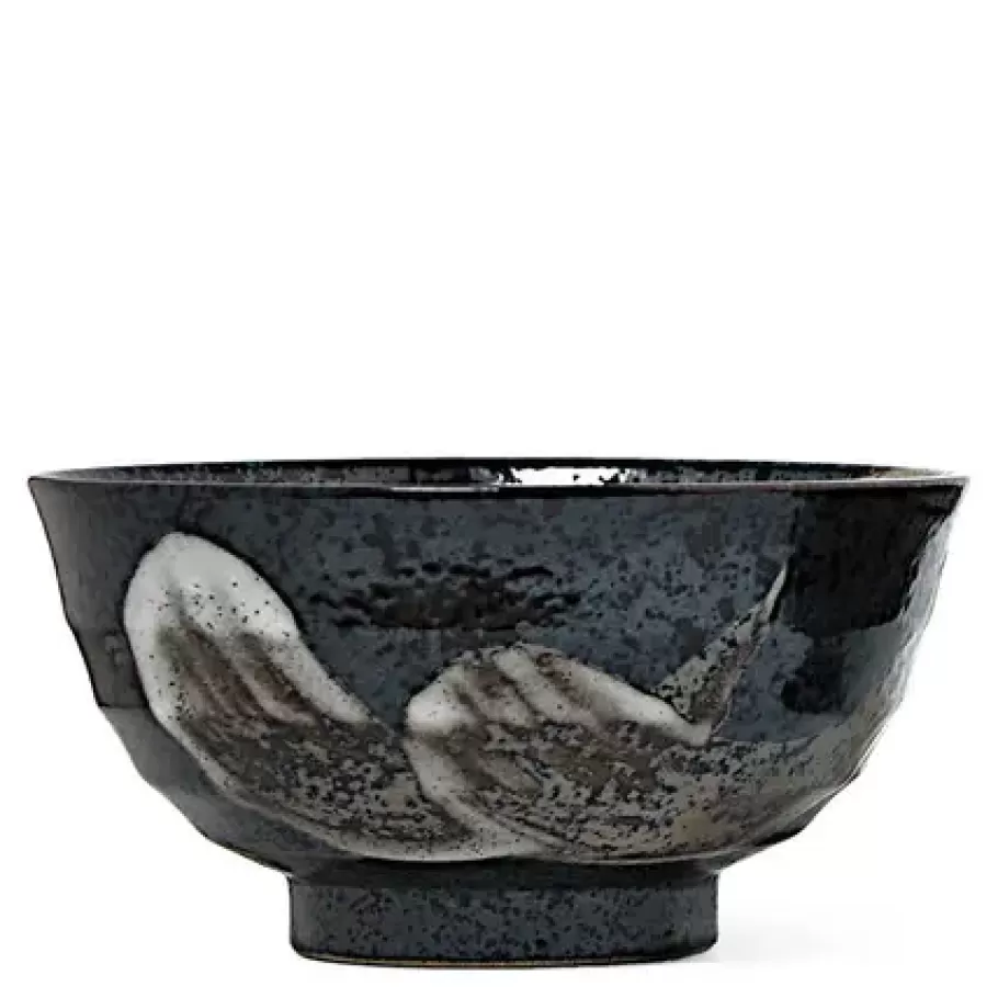 MIYA Company Ramen Bowls^Brush Stroke 6.75" Noodle Bowl