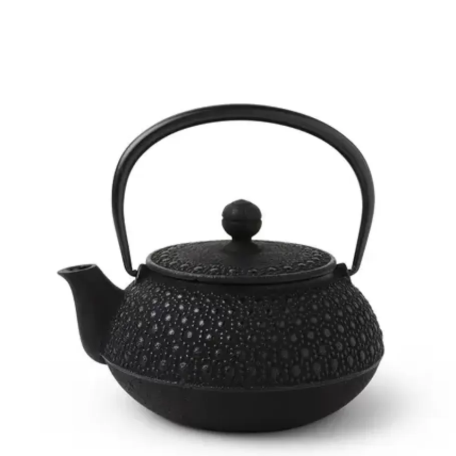 MIYA Company Teapots - Cast Iron^Cast Iron Teapot Black Honeycomb 0.65L