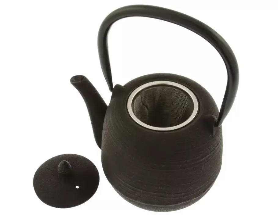 MIYA Company Teapots - Cast Iron^Cast Iron Teapot Black Jujube 0.9L