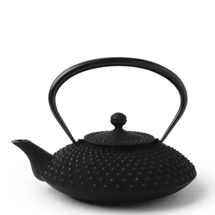 MIYA Company Teapots - Cast Iron^Cast Iron Teapot Flat Hailstone 1.08L