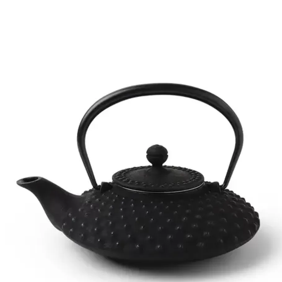 MIYA Company Teapots - Cast Iron^Cast Iron Teapot Flat Hailstone 0.5L