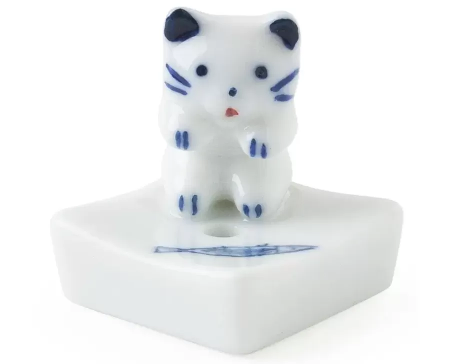 MIYA Company Cats^Cat & Fish Incense Holder