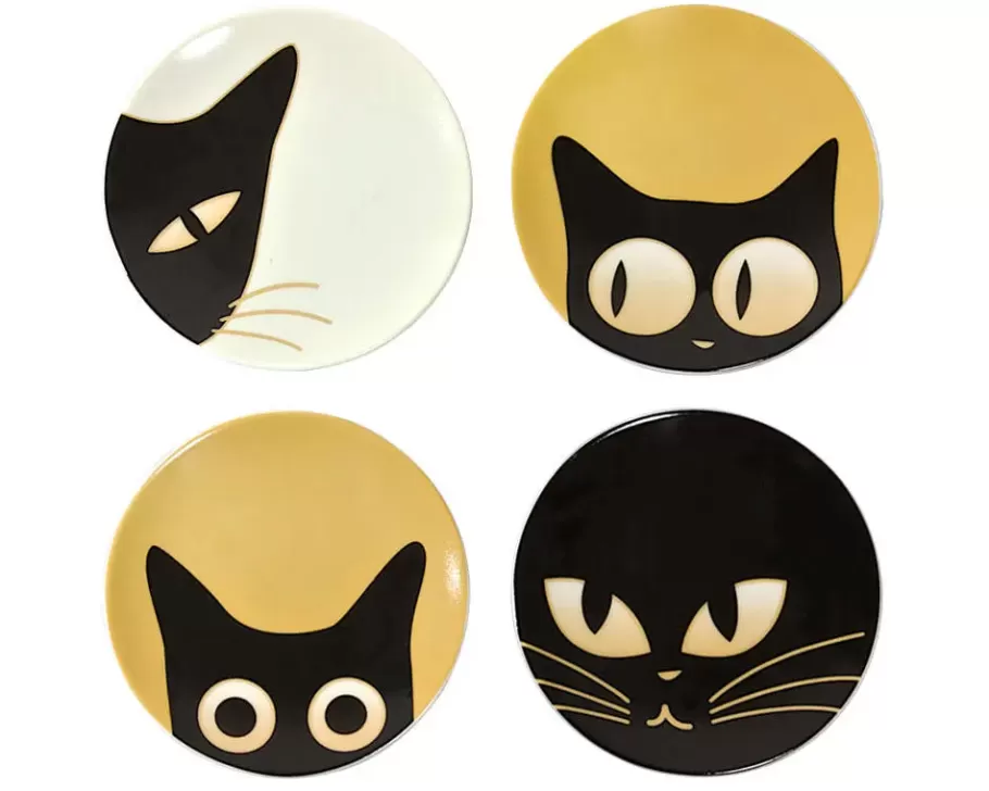 MIYA Company Plates^Cat Eyes 3.5" Mini Plate Set