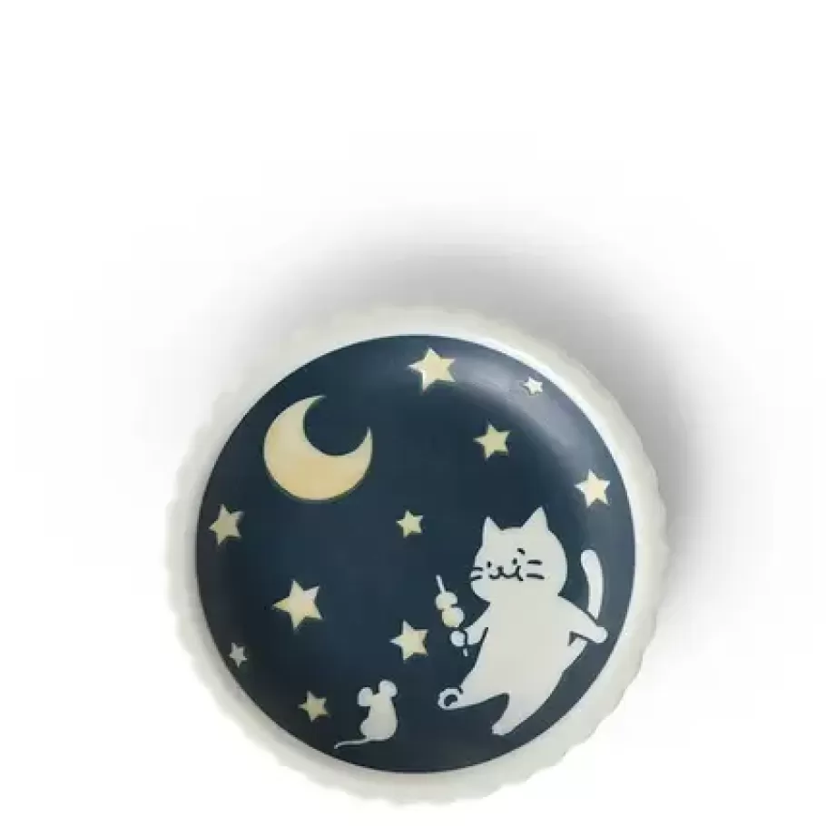 MIYA Company Plates^Cat Life 5.5" Plate