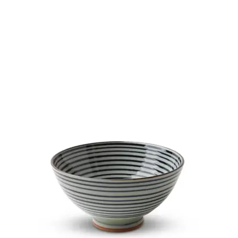 MIYA Company Rice Bowls^Celadon Stripes 4.5" Rice Bowl