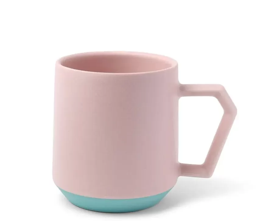 MIYA Company Mugs^Chips 12 Oz. Mug Pastel Pink