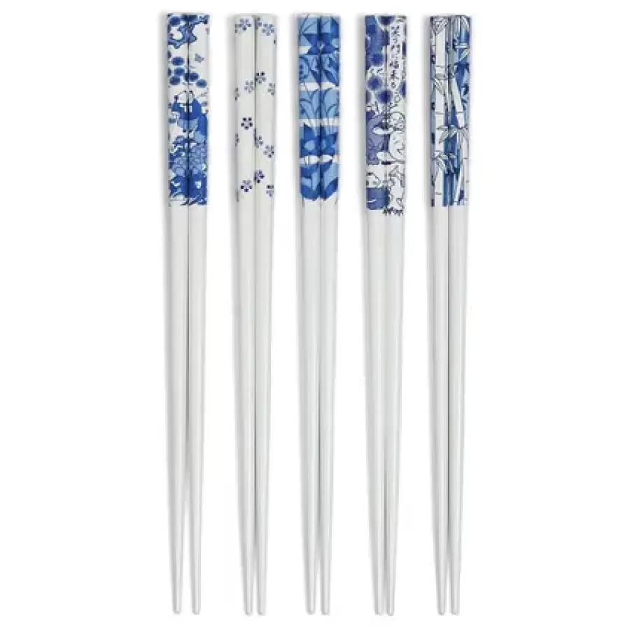 MIYA Company Chopsticks^Chopsticks Blue & White Assorted