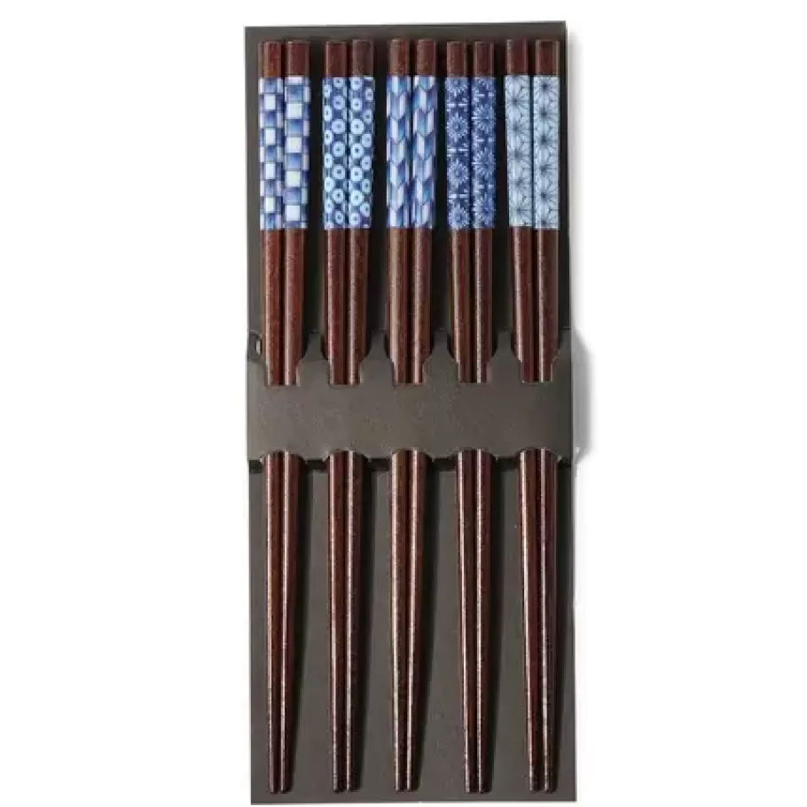 MIYA Company Chopsticks^Chopsticks Set Wood Aizome Patterns