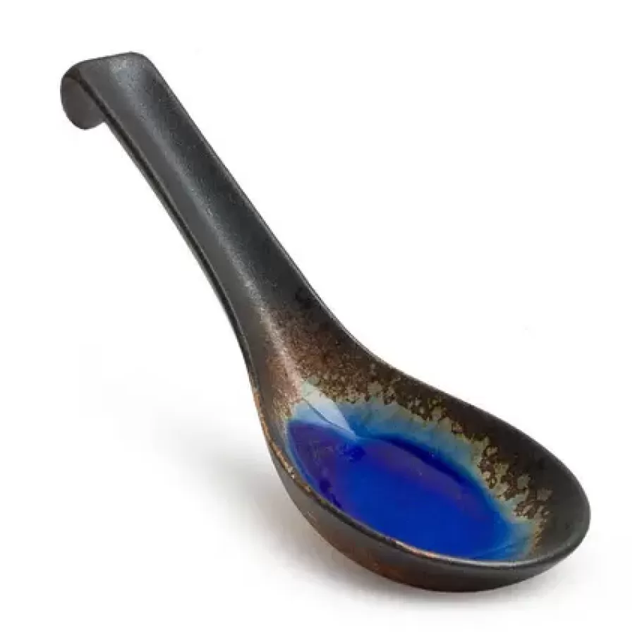 MIYA Company Soup Spoons^Cobalt Blue Soup Spoon