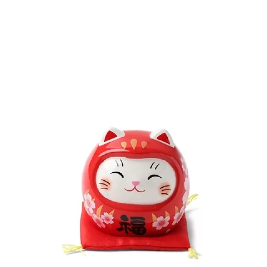 MIYA Company Figurines^Daruma Fortune Cat Figurine