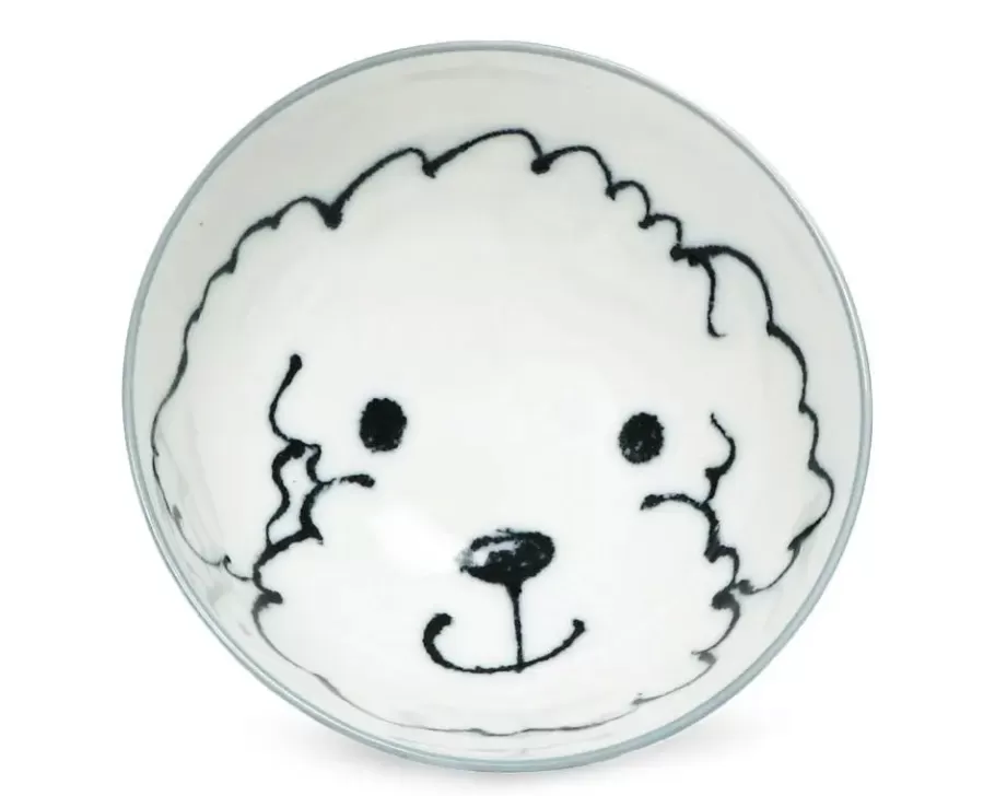 MIYA Company Dogs^Dog Days 4.5" Rice Bowl - Poodle