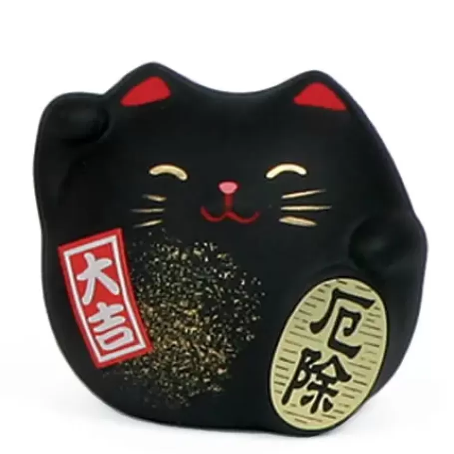 MIYA Company Figurines^Feng Shui Cat 2.25" - Black