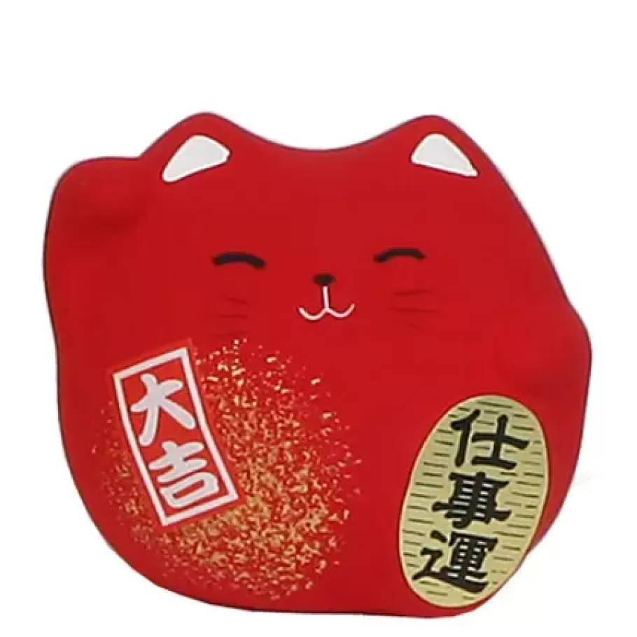 MIYA Company Figurines^Feng Shui Cat 2.25" - Red