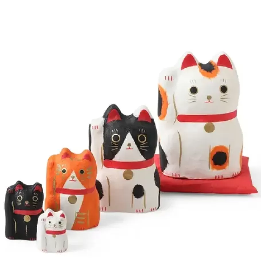 MIYA Company Figurines^Figurine Fortune Cat Nesting Doll Set