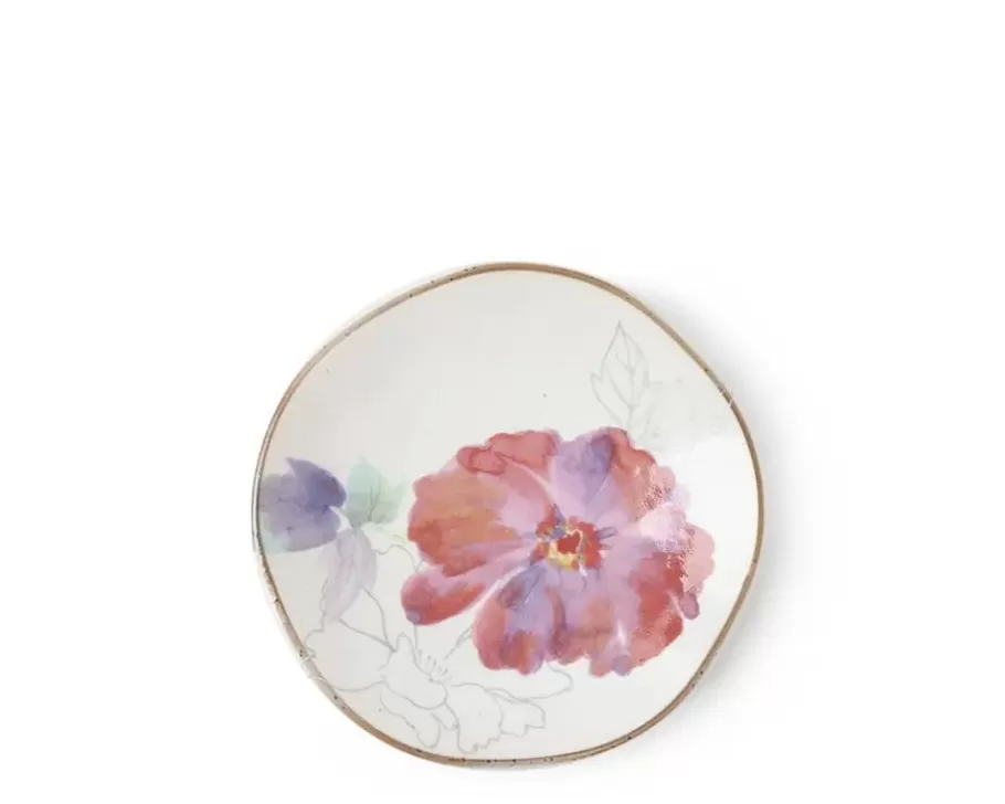 MIYA Company Small Plates^Floral Mini Plate Purple