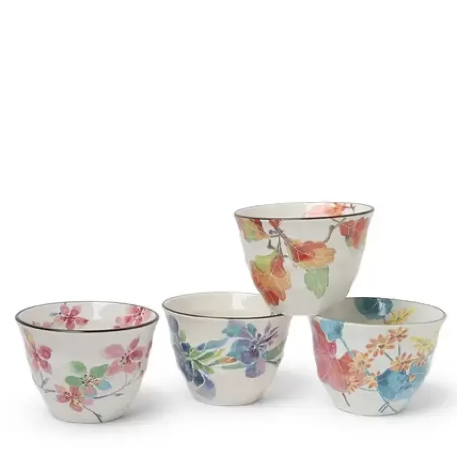 MIYA Company Cup/Mug Sets^Floral Spring 7 Oz. Teacup Set