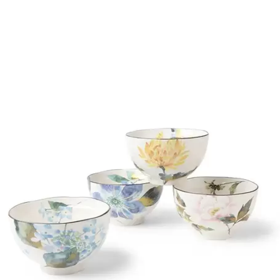 MIYA Company Bowl Sets^Floral Summer Rice Bowl Set