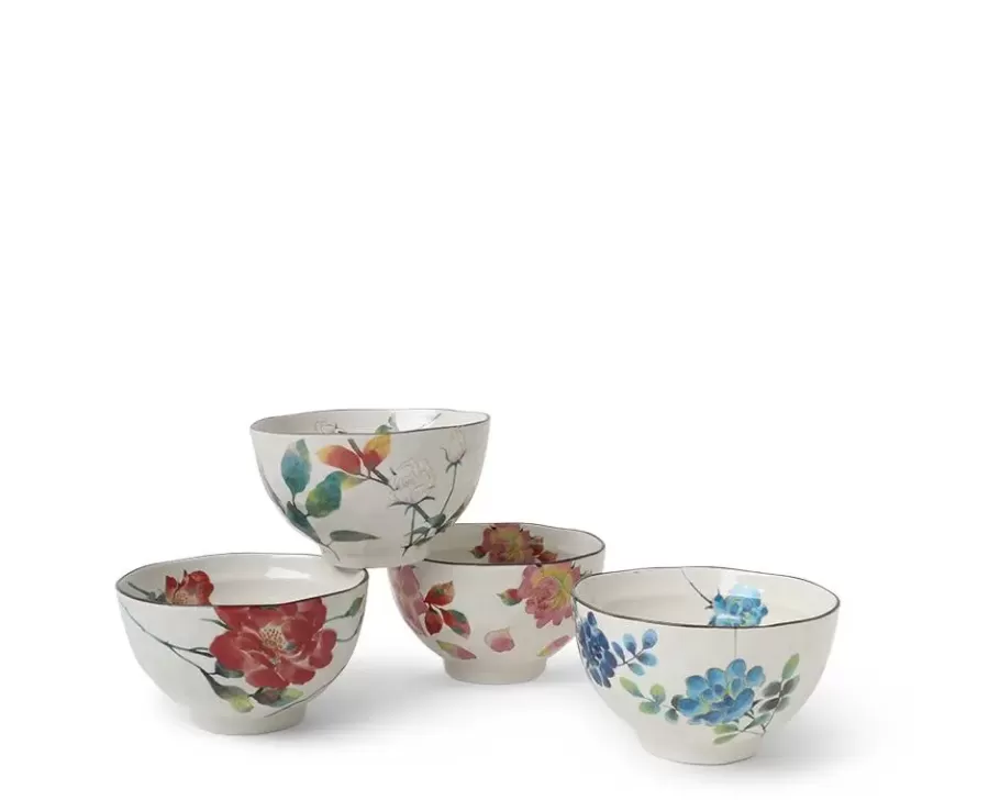 MIYA Company Bowl Sets^Floral Summer Rice Bowl Set