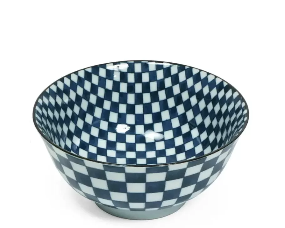 MIYA Company Medium Bowls^Ichimatsu Checker 6" Bowl