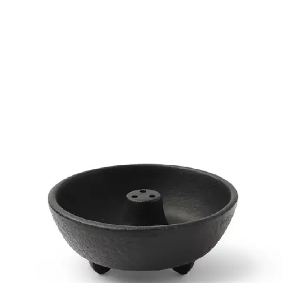 MIYA Company Incense^Incense Holder Black Center Cone