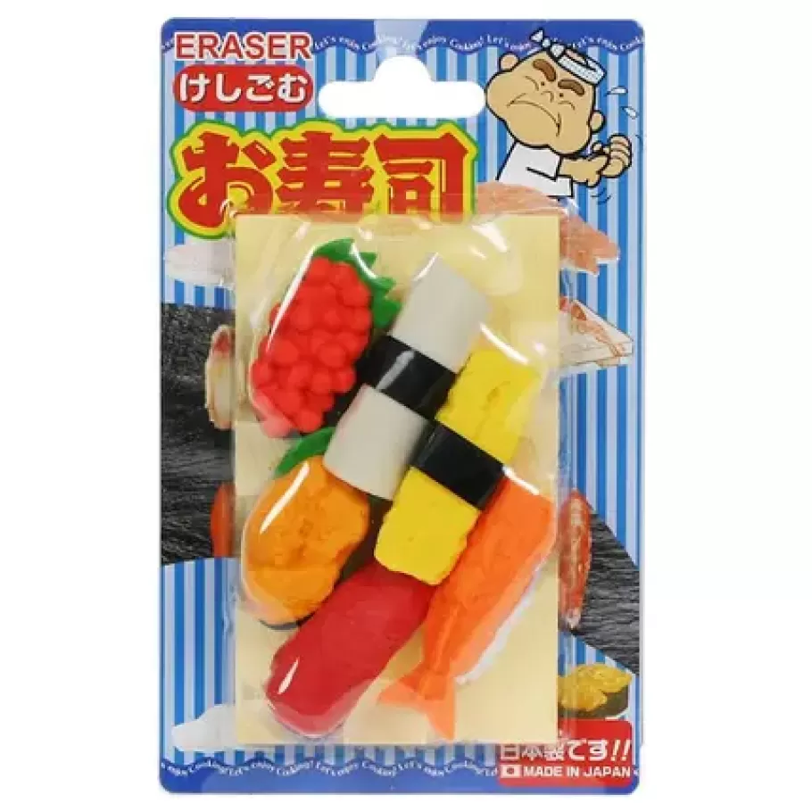 MIYA Company Erasers^Iwako Sushi Eraser Pack At Miya