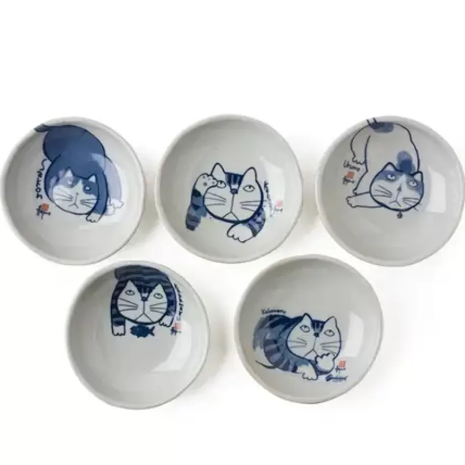 MIYA Company Cats^Kabamaru 4.25" Mini Dish Set