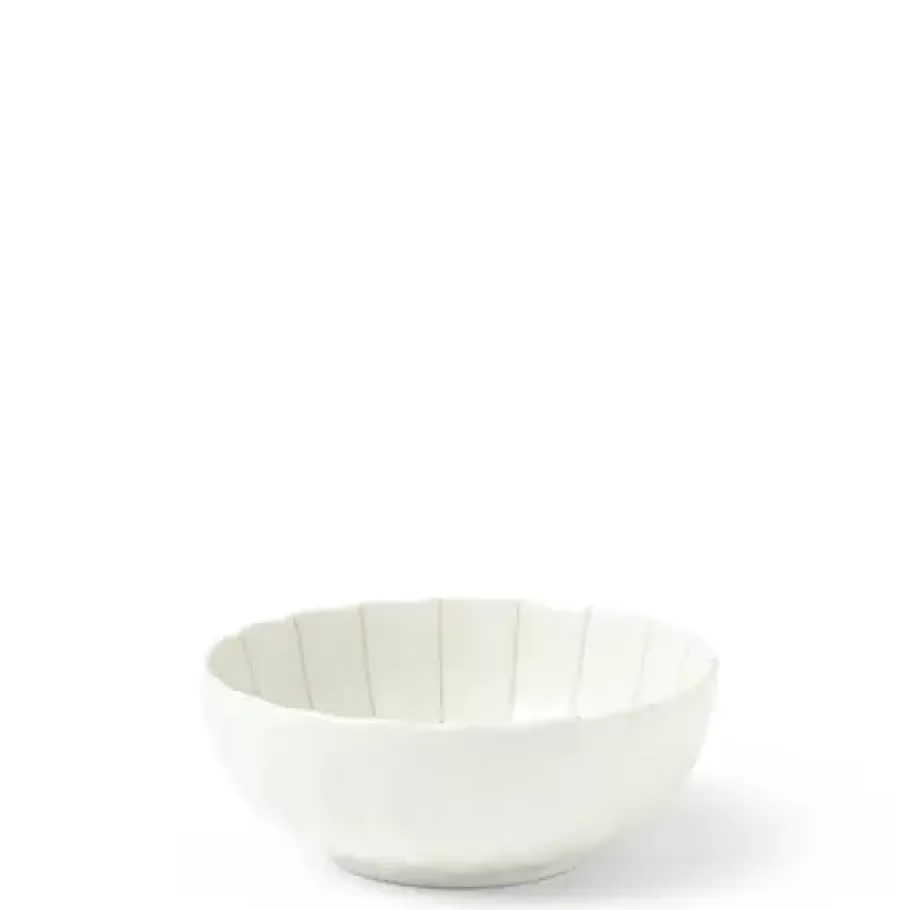 MIYA Company Small Bowls^Kasa Lines White 4" Bowl