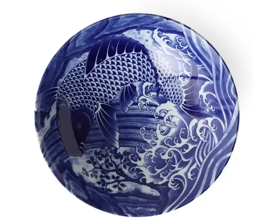 MIYA Company Fish^Koi 9.75" Bowl