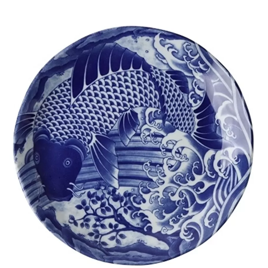 MIYA Company Fish^Koi 10" Plate